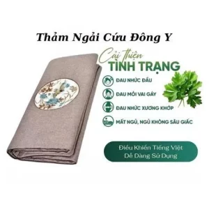 Thảm Ngải Cứu Điện - Đệm Sưởi Ngải Cứu Đông Y - Giảm Đau Vai Gáy, Đau Lưng Nhức Mỏi Xương Khớp
