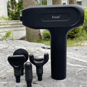 Súng massage cầm tay Fman M72, máy Massage 5 đầu, cổng sạc Type-C