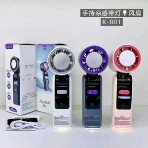 Quạt Tích Điện Mini Cầm Tay K801 Với Tốc Độ Cao Pin 4000mAh