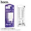 Củ Sạc Hoco C143/C143A (US/EU)  PD20W Cổng Type-C Thiết Kế Nhỏ Gọn, Hỗ trợ Sạc Nhanh Ổn Định