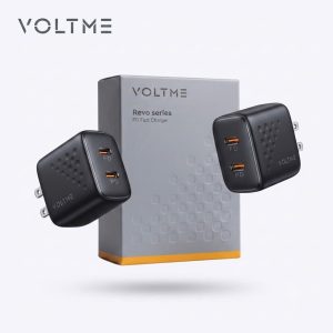 Combo 2 Củ sạc nhanh 20W 2 cổng C hãng VOLTME Revo 20 Duo Lite 20W  - V1168