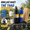Bình nước thể thao BOTTLE - 750ml, chất liệu hợp kim nhôm, ko chứa BPA, an toàn sức khoẻ