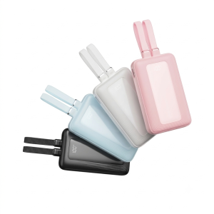 Pin dự phòng 20.000mAh hợp 2 cáp 1L 1C sạc nhanh 30w tích - ko hộp, chưa in logo ( nhà máy Anker )